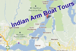 Indian Arm Tours Departing Vancouver